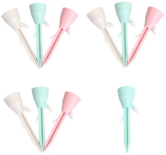 쿠몽 화분 자동급수기 물조리개, 혼합색상, 10개, 신형 화분급수기