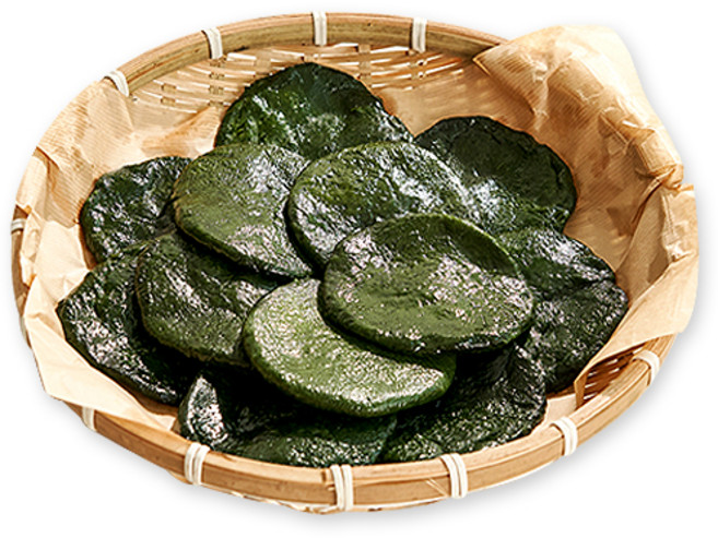 진맛 쑥개떡 개별포장 떡 굳지않는떡, 1kg, 10개