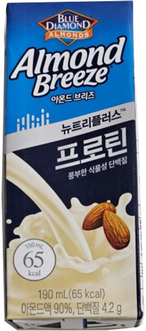 아몬드 브리즈 뉴트리 플러스프로틴, 190ml, 24개
