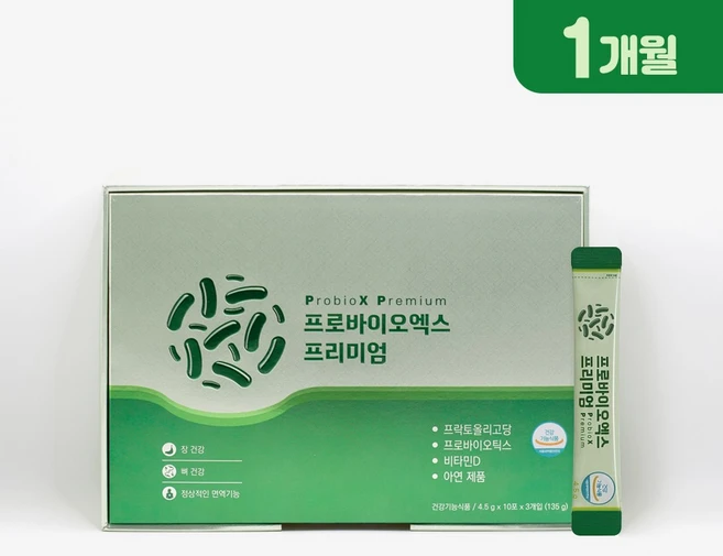 프로바이오엑스 프리미엄 유산균 19종 100억 보장 신바이오틱스 프로바이오틱스 프리바이오틱스 장건강, 1박스, 30회분 - 쿠팡