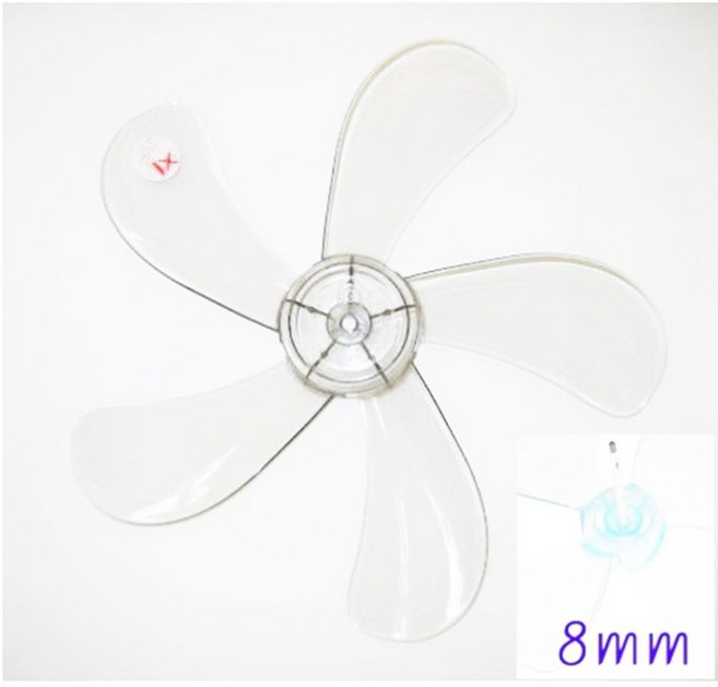 (호환용) 유니맥스 16인치 5엽 날개 (날개지름: 40cm 축지름: 8mm), 1개, 유니맥스 16인치 5엽 날개 축지름 8mm