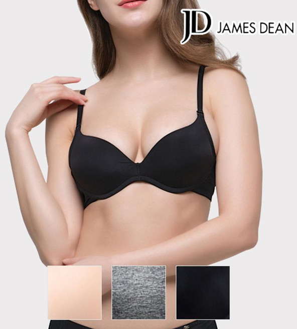 좋은사람들 제임스딘 여성 베이직 볼륨 일체형 노와이어 브라 JHWBT081