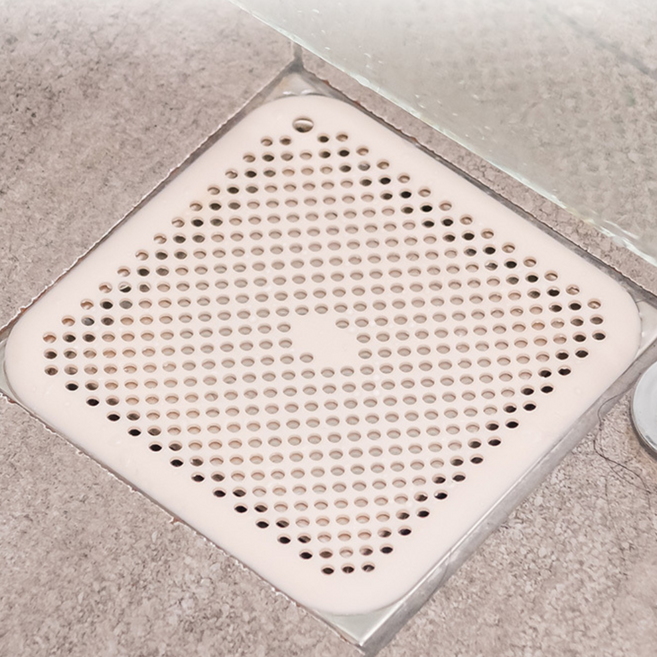 빅토르몰 국내제작 실리콘 싱크대하수구거름망 욕실배수구덮개 15cm 20cm, 20cm아이보리