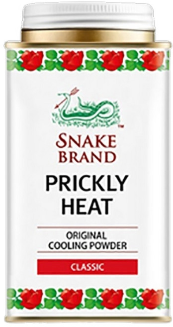 泰國 SNAKE BRAND 蛇牌爽身粉 痱子粉 涼感 降溫, 1個, 經典玫瑰-中, 140g