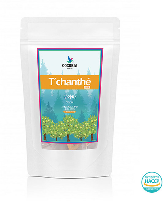 티샹떼 허브차 국산 구아바잎차 25티백 1.5g 허브티 삼각티백, 단품, 1, 25