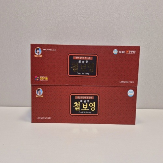 심천식품 철보영 본사직배송 정품보장, 2박스, 1.28kg