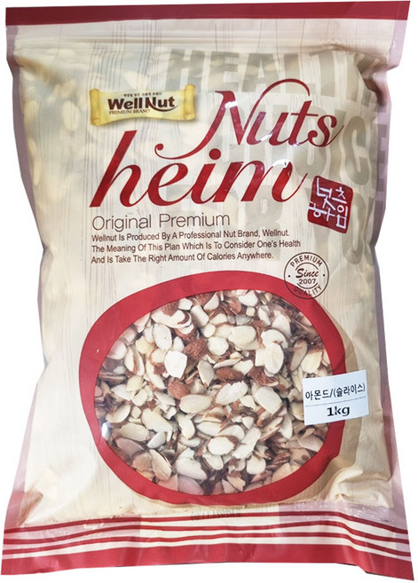 웰넛 아몬드 슬라이스 1kg, 1개