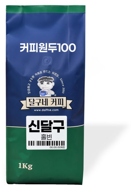 달구네커피 신달구네 시그니처 블렌드 고소함에 은은한 감칠맛을 더한 원두커피, 1kg, 홀빈(분쇄안함), 1개