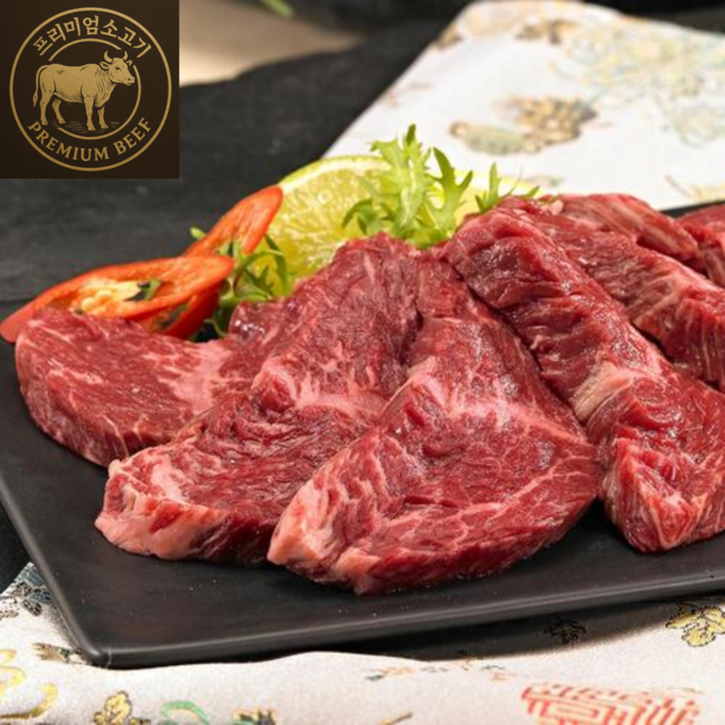 호야마트 프리미엄 토시살 스테이크 특수부위, 3개, 300g