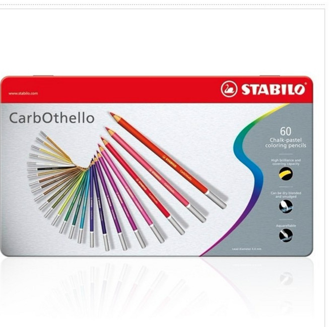 스타빌로 카보오델로 색연필12색/24색/36색/48색/60색/중옵션택, 아주문구사-카보오델로 색연필 60색