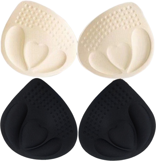 벨에라 여성용 6CM 4CM 2CM 푸쉬업 볼륨업 누디 C컵효과 노와이어 브라패드 2세트