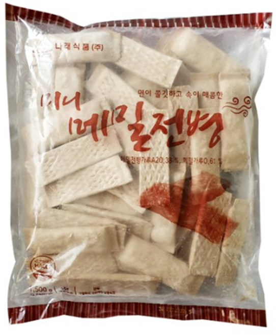 DNI14354 FOOD-10656439나래식품 미니 메밀전병 만두 1500g, 1.5kg, 1개
