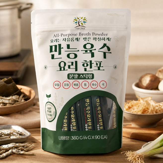 만능육수 요리한포, 4g, 90개