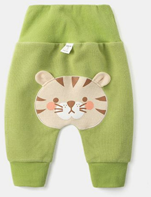 MiniMiracles Store 嬰兒長褲 純棉高腰護肚 立體動物造型 寶寶褲子