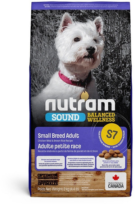 犬飼料 無穀全能 均衡健康 專業調理, 1個, 紐頓 S7 雞肉+胡蘿蔔 小型犬糧, 5.4kg, 雞肉+蔬菜