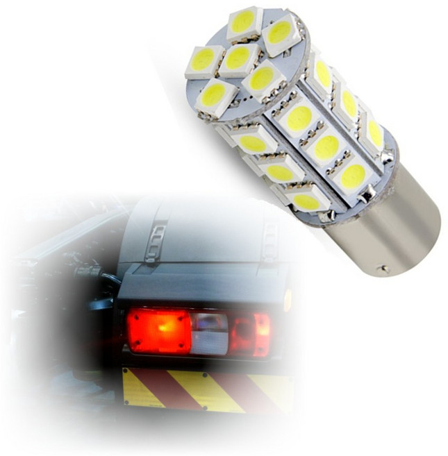 볼보트럭 led 전구 24V 데루등 브레이크등 깜빡이등 볼보 현대 엑시언트 트라고 대우프리마 스카니아 만 벤츠 버스 테일램프, 더블전구, 1개