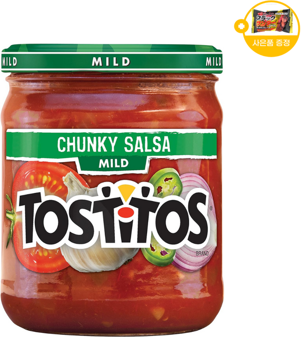토스티토스 살사소스 청키 살사 마일드 사은품 추가증정, 1개, 439.4g
