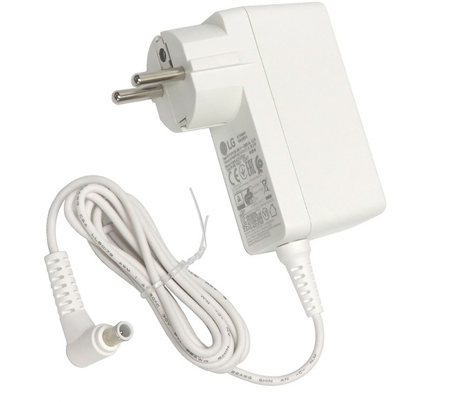 LG 모니터 정품 어댑터 19V 1.3A 1.7A 2.1A 40W 일체형 충전기 ADS-45FSN-19, 화이트, 1개