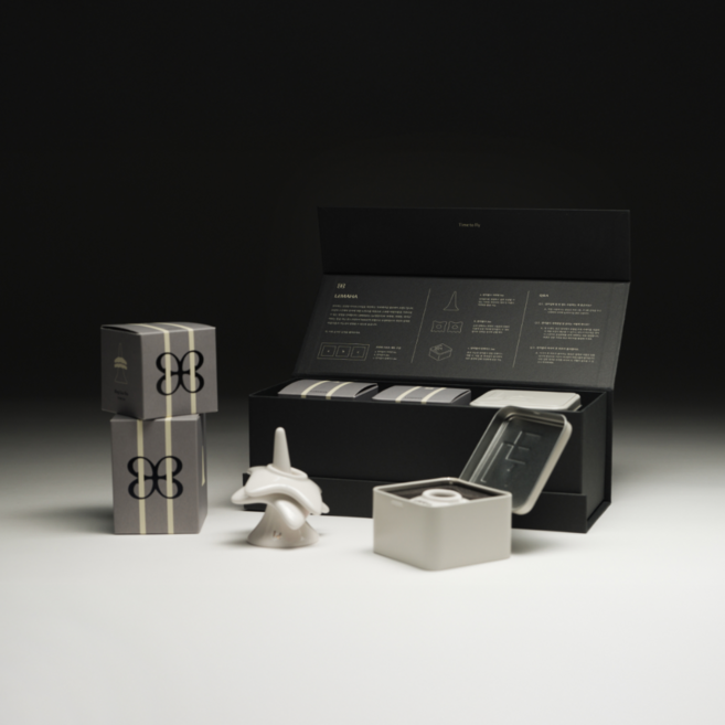 르마하 반지괄사 거치대 틴케이스 선물세트 더스트백(대) 증정 기획, 반지괄사 선물세트, 1세트