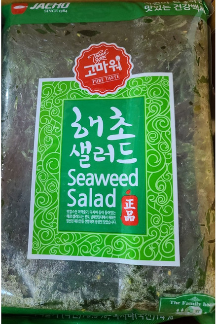 푸드마을 냉동 국내산 해초 샐러드 2kg 미역 다시마, 1개