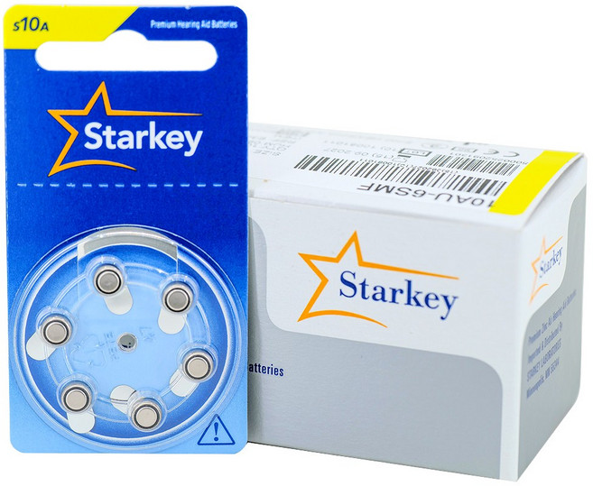 스타키 보청기 밧데리 10팩 총60알 S10A S13A S312A S675A 배터리모음전 보청기건전지 보청기약, s10a 60알, 1세트