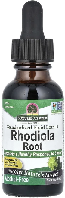 Nature's Answer 홍경천 뿌리 표준화된 액상 추출물 알코올 무함유 1000mg 30ml(1fl oz), NaturesAnswer홍경천뿌리표준화된액상추출물알코올, 1개, 30ml - 쿠팡