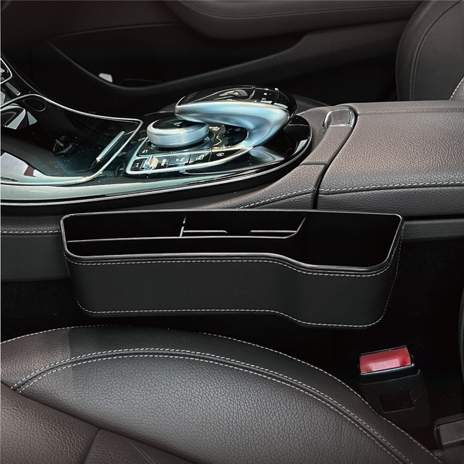 차량 틈새수납 1+1 자동차 시트 틈새 포켓 차량용 틈새 수납함 운전석 조수석 세트, 블랙 (1+1 운전석+조수석), 100개