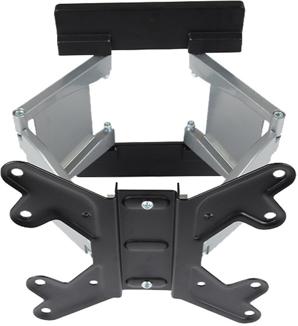 3단듀얼관절암형 벽부형 삼성 엘지 LGTV 모니터 벽걸이 브라켓 22 24 27 32 35 37 40 42인치 브라캣 티브이 거치대, 1개