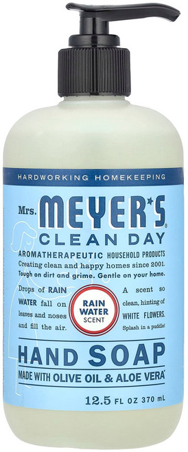 미세스 메이어스 클린데이 핸드 솝 레인 워터 370ml(12.5fl oz) MRS-11215, 370ml, 1개