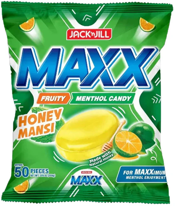 JACK&JILL MAXX 蜂蜜曼西水果薄荷糖, 1個