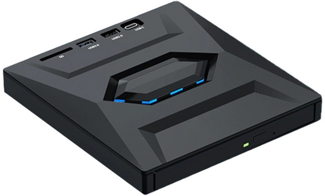 GLOBAL 3C 多功能 USB 3.0 Type-C SD/TF讀卡機 隨插即用, 1個, 外接式 DVD/CD燒錄光碟機