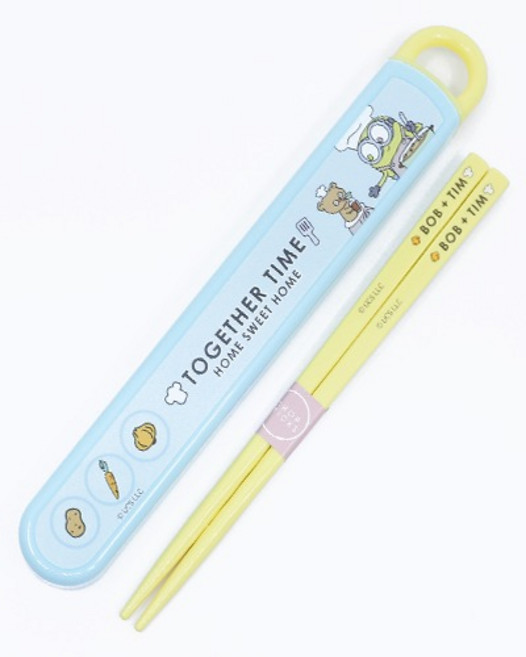 어린이 슬라이드 젓가락 미니언즈 16.5cm, 1개