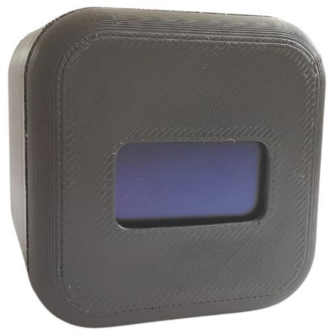 그라운드하이 애완로봇 화이트 로봇강아지 미니, 1개, 블랙 감성 에디션 무대화기능