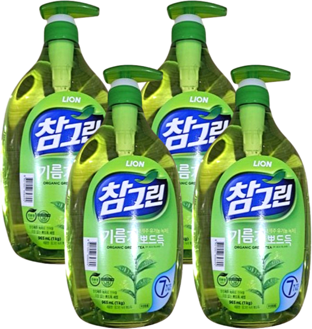 참그린 기름기 뽀드득 1Kg 펌프형 X 4개