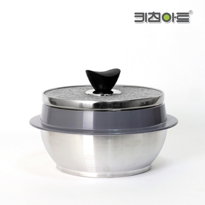 키친아트 자연석 곱돌 솥, 3호 (15 cm)
