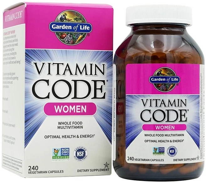 가든오브라이프 비타민 코드 우먼 Vitamin Code Women 베지캡슐 240정, 1개 - 쿠팡