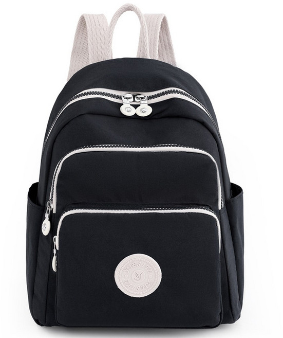 메이멀 가벼운 방수 나일론 원단 여성 투톤 백팩 앨리스