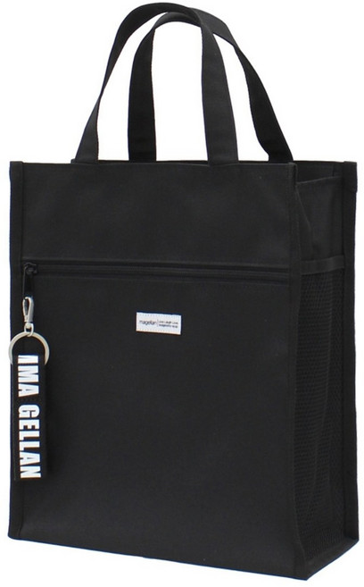 마젤란 슈즈백 신발 주머니 학생 가방 보조 실내화 학원 가방 신주머니 운동 스포츠 가방 토트백, 슈즈백-BlackBlack, 1개