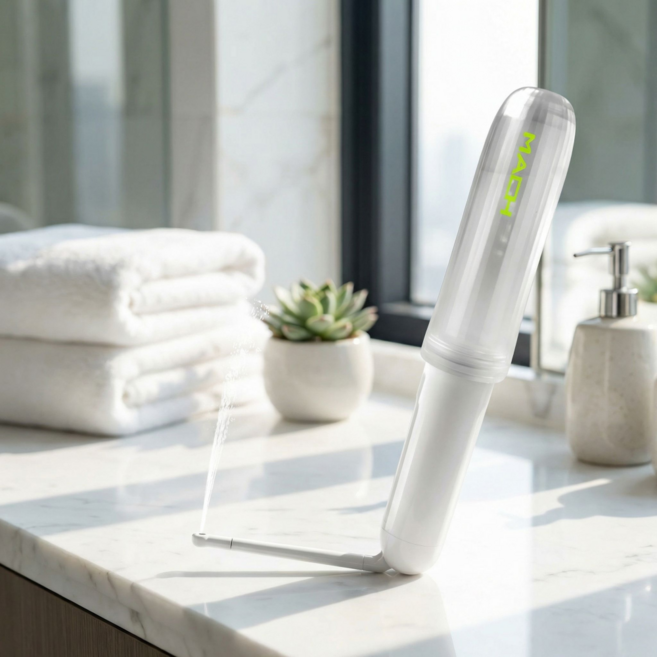 휴대용 자동 비데 간이 여행용 물청소 휴대 편리, 단순배송상품, 마하 휴대용 비데/그린