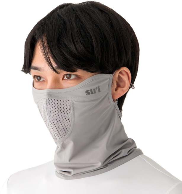 [수이골프 G형] 스포츠 마스크 UV 자외선 차단 얼굴 햇빛가리개 골프 등산 조깅 바이크, G-9 그레이
