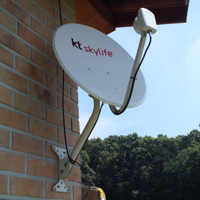 무료방송 1000S 위성안테나 위성수신기 TV안테나 접시안테나 무료위성안테나 무료위성수신기 스카이라이프안테나 지상파 공중파, 위성수신기+가정용위성안테나세트, 1개