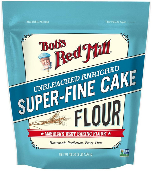 Bob's Red Mill 超細蛋糕粉, 1個, 1.36kg