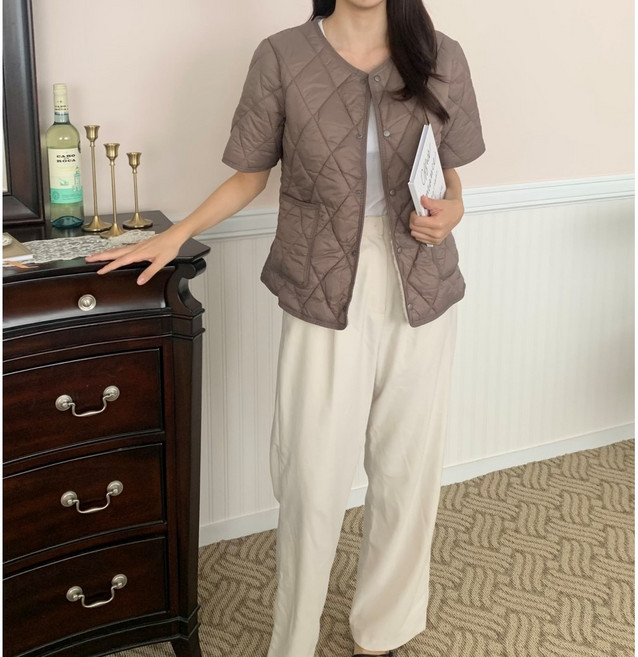 삶의여유 경량패딩조끼 여성패딩조끼