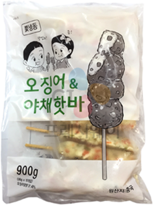 가토코 오징어 야채핫바, 1개, 900g