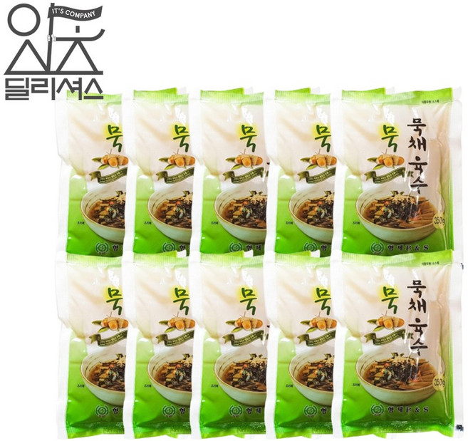 팔도보부상 묵채육수350g 육수/장국, 10개, 350g