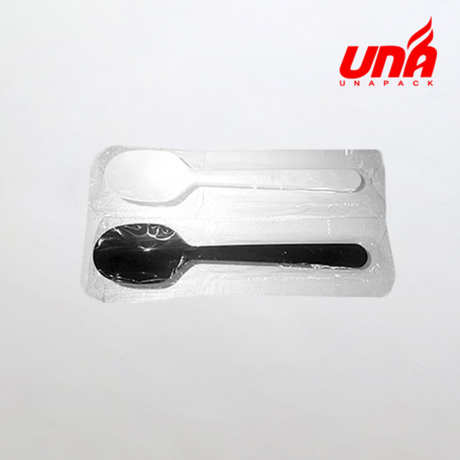 화이트 개별포장 중스푼 145mm(빙수스푼 중), 1개, 2000개