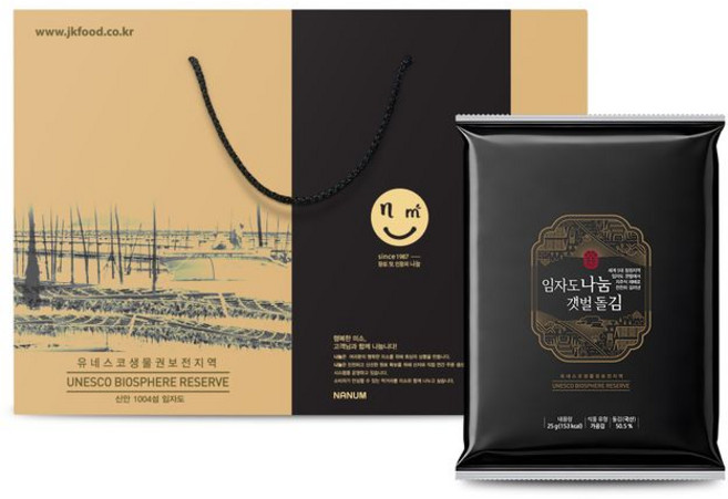 임자도 나눔 갯벌 돌김 세트 3호, 1개, 500g