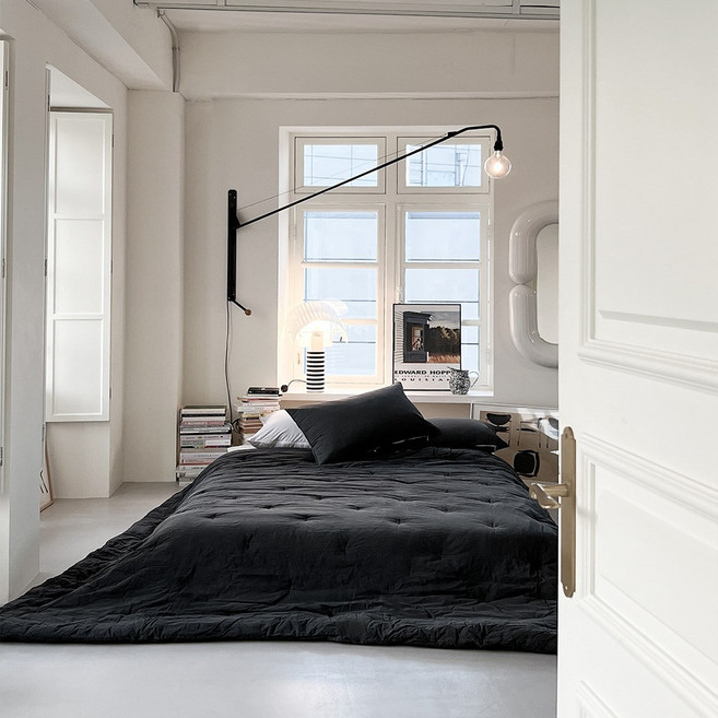 부드러운 사계절 피그먼트 워싱 순면 알러지케어 봄 가을 간절기 차렵이불 10컬러