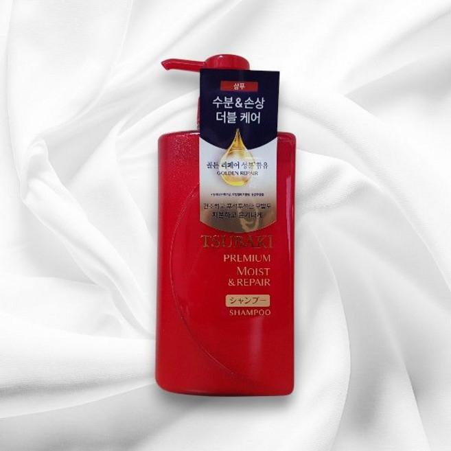 츠바키 프리미엄 모이스트&리페어 샴푸 490ml, 1개