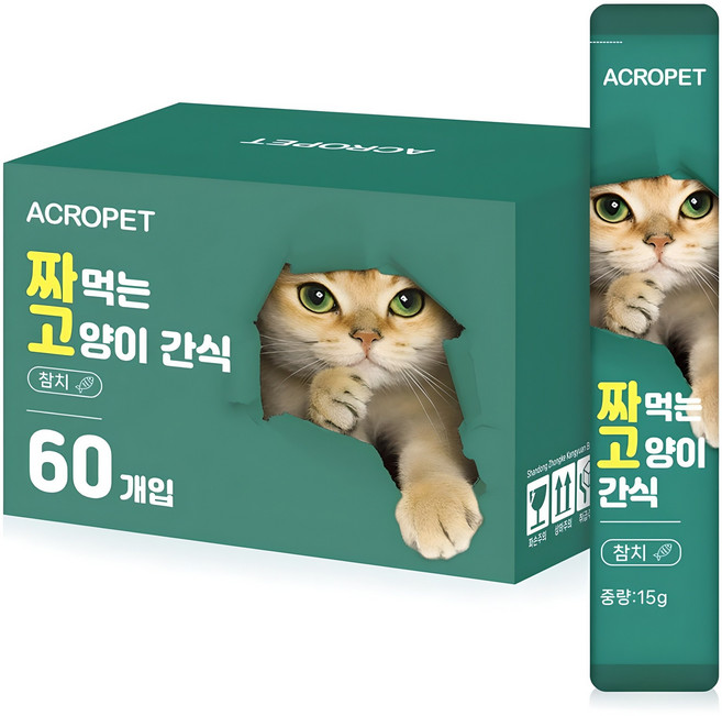 아크로펫 짜먹는 고양이 간식, 참치, 900g, 1개